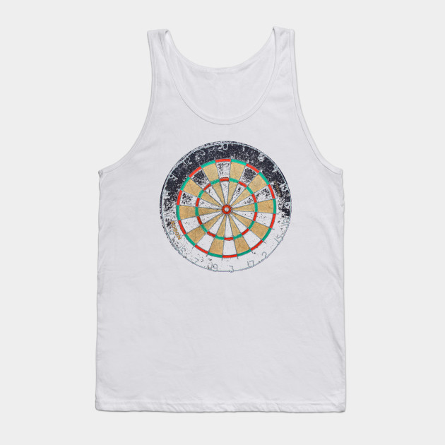 Distressed dartboard